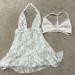 Victoria’s Secret Lacy Teddy size XS and Bralette size S